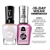 image:imageSally Hansen Miracle Gel Get Mod Long Lasting GelLike Formula No UV Lamp Needed Semi Opaque Shiny White Nail Polish231 Chics in Charge