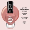 image:imageSally Hansen Miracle Gel Get Mod Long Lasting GelLike Formula No UV Lamp Needed Semi Opaque Shiny White Nail Polish240 Wild  Free