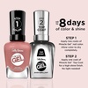 image:imageSally Hansen Miracle Gel Get Mod Long Lasting GelLike Formula No UV Lamp Needed Semi Opaque Shiny White Nail Polish240 Wild  Free