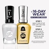 image:imageSally Hansen Miracle Gel Get Mod Long Lasting GelLike Formula No UV Lamp Needed Semi Opaque Shiny White Nail Polish795 Boss Babe
