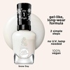 image:imageSally Hansen Miracle Gel Get Mod Long Lasting GelLike Formula No UV Lamp Needed Semi Opaque Shiny White Nail Polish917 Snow Day