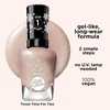 image:imageSally Hansen Miracle Gel Get Mod Long Lasting GelLike Formula No UV Lamp Needed Semi Opaque Shiny White Nail Polish921 Tinsel Time for Two