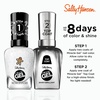 image:imageSally Hansen Miracle Gel Holiday Salon Quality Nail Polish  GelLike Formula TwoStep System No UV Light Needed Long Lasting  Opaque Glittery 911 Whisk You a Merry Xmas  White Nail Polish