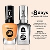 image:imageSally Hansen Miracle Gel Salon Quality Nail Polish  GelLike Formula TwoStep System No UV Light Needed Long Lasting  Opaque  388 A Hot Minute  Burnt Orange Nail Color385 On the Horizon