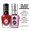 image:imageSally Hansen Miracle Gel Salon Quality Nail Polish  GelLike Formula TwoStep System No UV Light Needed Long Lasting  SemiOpaque Shimmer  909 All is Bright  White with Pink Shimmer460 XOXO Sally