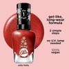 image:imageSally Hansen Miracle Gel Salon Quality Nail Polish  GelLike Formula TwoStep System No UV Light Needed Long Lasting  SemiOpaque Shimmer  909 All is Bright  White with Pink Shimmer919 Jolly Holly