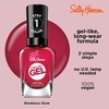 image:imageSally Hansen Miracle Gel Salon Quality Nail Polish  GelLike Formula TwoStep System No UV Light Needed Long Lasting  SemiOpaque Shimmer  909 All is Bright  White with Pink Shimmer555 Bordeaux Glow