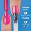 image:imageSally Hansen Miracle Gel Salon Quality Nail Polish  GelLike Formula TwoStep System No UV Light Needed Long Lasting  SemiOpaque Shimmer  909 All is Bright  White with Pink Shimmer254 Go Hard or Glow Home