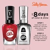 image:imageSally Hansen Miracle Gel Salon Quality Nail Polish  GelLike Formula TwoStep System No UV Light Needed Long Lasting  SemiOpaque Shimmer  909 All is Bright  White with Pink Shimmer449 Rhapsody Red