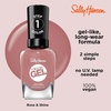 image:imageSally Hansen Miracle Gel Salon Quality Nail Polish  GelLike Formula TwoStep System No UV Light Needed Long Lasting  SemiOpaque Shimmer  909 All is Bright  White with Pink Shimmer252 Rose  Shine