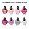 image:imageSally Hansen Miracle Gel Salon Quality Nail Polish  GelLike Formula TwoStep System No UV Light Needed Long Lasting  SemiOpaque Shimmer  909 All is Bright  White with Pink Shimmer315 Tough Love