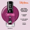 image:imageSally Hansen Miracle Gel Salon Quality Nail Polish  GelLike Formula TwoStep System No UV Light Needed Long Lasting  Shimmery  532 Affairy To Remember  Purple with hints of Blue Nail Polish533 Brewberry