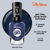 image:imageSally Hansen Miracle Gel Salon Quality Nail Polish  GelLike Formula TwoStep System No UV Light Needed Long Lasting  Shimmery  532 Affairy To Remember  Purple with hints of Blue Nail Polish609 Midnight Mod