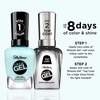 image:imageSally Hansen Miracle Gel Salon Quality Nail Polish  GelLike Formula TwoStep System No UV Light Needed Long Lasting  Shimmery  532 Affairy To Remember  Purple with hints of Blue Nail Polish668 Grand Cyan