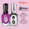 image:imageSally Hansen Miracle Gel Salon Quality Nail Polish  GelLike Formula TwoStep System No UV Light Needed Long Lasting  Shimmery  532 Affairy To Remember  Purple with hints of Blue Nail Polish529 Hunger Flames