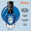 image:imageSally Hansen Miracle Gel Salon Quality Nail Polish  GelLike Formula TwoStep System No UV Light Needed Long Lasting  Shimmery  532 Affairy To Remember  Purple with hints of Blue Nail Polish646 Blues Cruise
