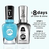 image:imageSally Hansen Miracle Gel Salon Quality Nail Polish  GelLike Formula TwoStep System No UV Light Needed Long Lasting  Shimmery  532 Affairy To Remember  Purple with hints of Blue Nail Polish53 Miami Ice