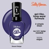 image:imageSally Hansen Miracle Gel Salon Quality Nail Polish  GelLike Formula TwoStep System No UV Light Needed Long Lasting  Shimmery  532 Affairy To Remember  Purple with hints of Blue Nail Polish605 Desert Reign