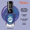 image:imageSally Hansen Miracle Gel Salon Quality Nail Polish  GelLike Formula TwoStep System No UV Light Needed Long Lasting  Shimmery  532 Affairy To Remember  Purple with hints of Blue Nail Polish573 HypNautical