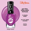 image:imageSally Hansen Miracle Gel Salon Quality Nail Polish  GelLike Formula TwoStep System No UV Light Needed Long Lasting  Shimmery  532 Affairy To Remember  Purple with hints of Blue Nail Polish529 Hunger Flames