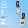 image:imageSally Hansen Miracle Gel Sugar Fix  Cotton Candy Bundle Long Lasting GelLike Formula No UV Lamp Needed Blue Nail Polish