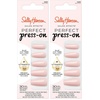 image:imageSally Hansen Salon Effects Perfect PressOn Nails  Coffin Shape  Easy to Apply NonDamaging  30 Nails Nail Glue Adhesive Tabs File  Viva VanillaCoffin Nails  Soul Pink