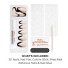 image:imageSally Hansen Salon Effects Perfect PressOn Nails  Coffin Shape  Easy to Apply NonDamaging  30 Nails Nail Glue Adhesive Tabs File  Viva VanillaCoffin Nails  French Twist
