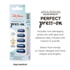 image:imageSally Hansen Salon Effects Perfect PressOn Nails  Coffin Shape  Easy to Apply NonDamaging  30 Nails Nail Glue Adhesive Tabs File  Viva VanillaCoffin Nails  HypNautical