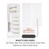 image:imageSally Hansen Salon Effects Perfect PressOn Nails  Coffin Shape  Easy to Apply NonDamaging  30 Nails Nail Glue Adhesive Tabs File  Viva VanillaCoffin Nails  Viva Vanilla
