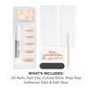 image:imageSally Hansen Salon Effects Perfect PressOn Nails  Coffin Shape  Easy to Apply NonDamaging  30 Nails Nail Glue Adhesive Tabs File  Viva VanillaCoffin Nails  On Point