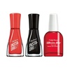 image:imageSally Hansen InstaDri Hail Cherry and Black and Top Coat Quick Dry Long Lasting StreakFree Shine Nail Polish Variety Pack