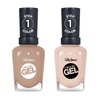 image:imageSally Hansen Miracle Gel Mocha Me Crazy  Iced Latte Bundle Long Lasting GelLike Formula No UV Lamp Needed Brown Nail Polish