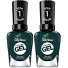 image:imageSally Hansen Miracle Gel Salon Quality Nail Polish  GelLike Formula TwoStep System No UV Light Needed Long Lasting  Opaque  388 A Hot Minute  Burnt Orange Nail Color676 Novio celoso
