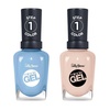 image:imageSally Hansen Miracle Gel Sugar Fix  Cotton Candy Bundle Long Lasting GelLike Formula No UV Lamp Needed Blue Nail Polish