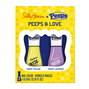 image:imageSally Hansen Insta Dri Nail Polish Duo 2 Pack PEEPS amp LOVE PEEPS YELLOW amp PEEPS LAVENDERYellow Lavendar