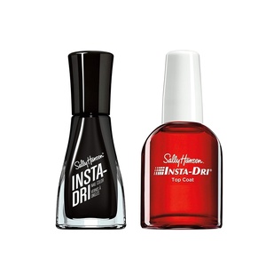 image:imageSally Hansen InstaDri Black and Top Coat Quick Dry Long Lasting StreakFree Shine Nail Polish Variety Pack