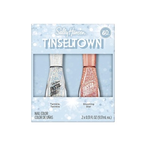 image:imageSally Hansen InstaDri Twinkle Twinkle and Shooting Star Quick Dry Long Lasting StreakFree Shine Glitter Nail Polishes