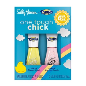 image:imageSally Hansen InstaDri x PEEPS Nail Polish Collection  PEEPS One Tough Chick Duo Pack 031 fl oz062 Fl Oz Pack of 1