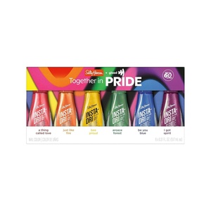 image:imageSally Hansen InstaDri x Pride 6 Pack  Rainbow Quick Dry Long Lasting Opaque Shiny Multicolor Nail Polish