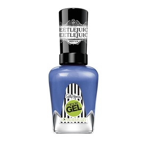 image:imageSally Hansen Miracle Gel Beetlejuice Salon Quality Nail Polish  GelLike Formula TwoStep System No UV Light Needed Long Lasting  Opaque Glossy  933 Weirder amp Weirder  Violet Blue Nail Polish