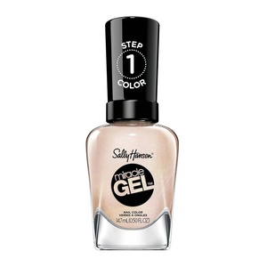image:imageSally Hansen Miracle Gel Get Mod Long Lasting GelLike Formula No UV Lamp Needed Semi Opaque Shiny White Nail Polish188 Only Have Ice For You