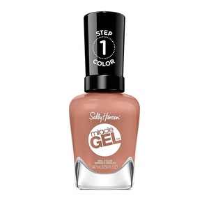 image:imageSally Hansen Miracle Gel Get Mod Long Lasting GelLike Formula No UV Lamp Needed Semi Opaque Shiny White Nail Polish190 Road Less Traveled