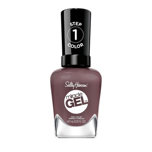 image:imageSally Hansen Miracle Gel Get Mod Long Lasting GelLike Formula No UV Lamp Needed Semi Opaque Shiny White Nail Polish202 Saddle Up