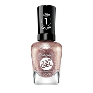 image:imageSally Hansen Miracle Gel Get Mod Long Lasting GelLike Formula No UV Lamp Needed Semi Opaque Shiny White Nail Polish204 Gilded Gossp