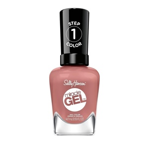 image:imageSally Hansen Miracle Gel Get Mod Long Lasting GelLike Formula No UV Lamp Needed Semi Opaque Shiny White Nail Polish240 Wild  Free
