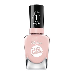 image:imageSally Hansen Miracle Gel Get Mod Long Lasting GelLike Formula No UV Lamp Needed Semi Opaque Shiny White Nail Polish248 Once Chiffon A Time
