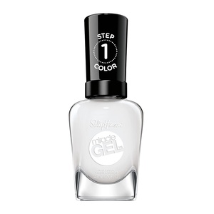 image:imageSally Hansen Miracle Gel Get Mod Long Lasting GelLike Formula No UV Lamp Needed Semi Opaque Shiny White Nail Polish630 Cuddle Puddle