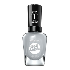 image:imageSally Hansen Miracle Gel Get Mod Long Lasting GelLike Formula No UV Lamp Needed Semi Opaque Shiny White Nail Polish799 Greyfitti