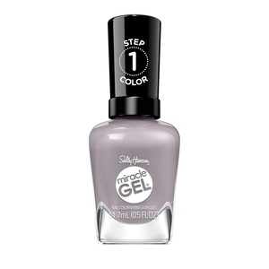 image:imageSally Hansen Miracle Gel Get Mod Long Lasting GelLike Formula No UV Lamp Needed Semi Opaque Shiny White Nail Polish800 Foget Me Not