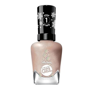 image:imageSally Hansen Miracle Gel Get Mod Long Lasting GelLike Formula No UV Lamp Needed Semi Opaque Shiny White Nail Polish921 Tinsel Time for Two